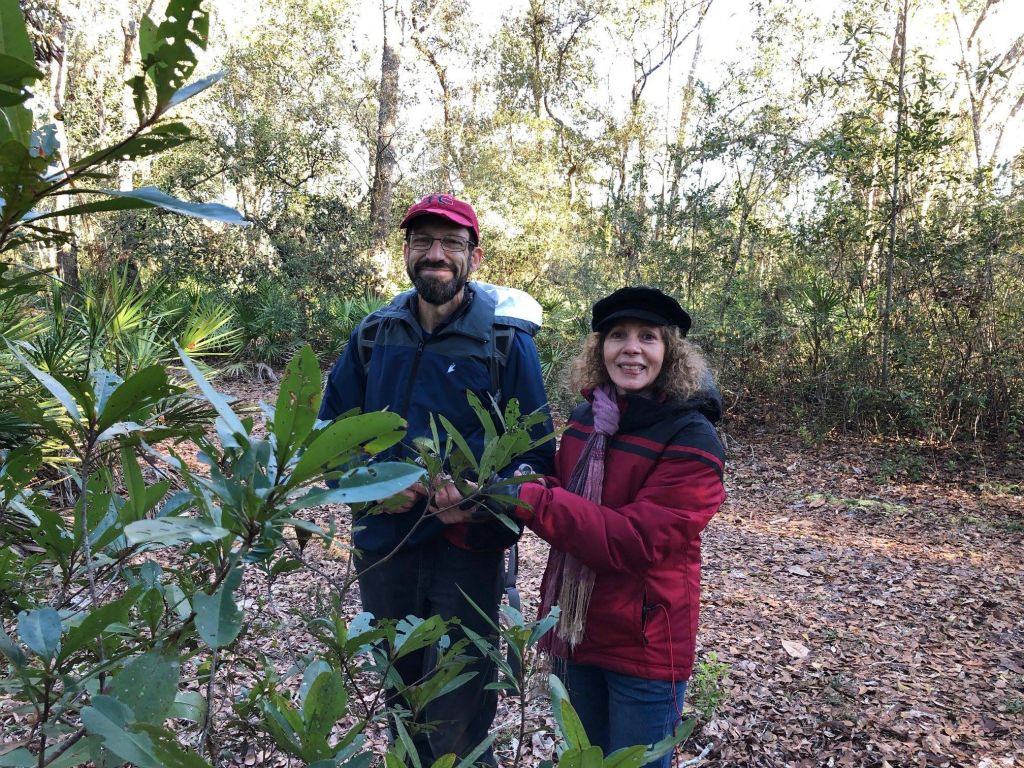 We had a great visit with our botanist friends David Gorchov and Vivian Negron Ortiz in late Jan, 2018. Thanks for helping us with plant identifications!