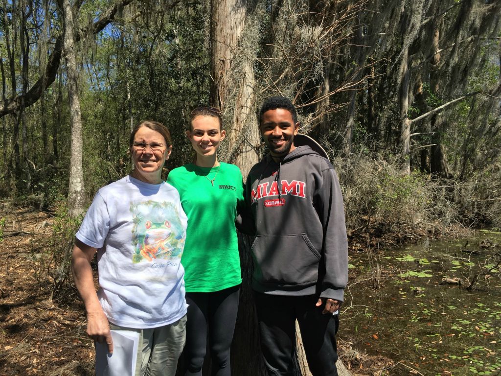 A beautiful sunny day in March, 2016. Thanks for coming to visit us! — with Donna McCollum, Jocelynne Ann and Taylor Pittard.