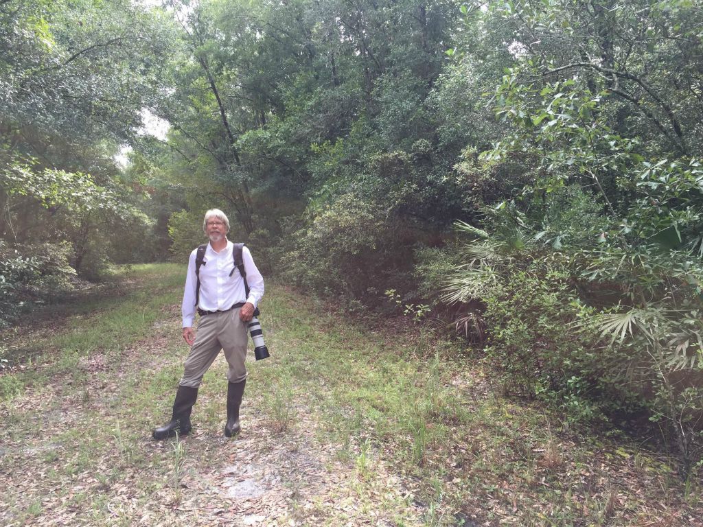 Hays Cummins on one of our firebreaks
